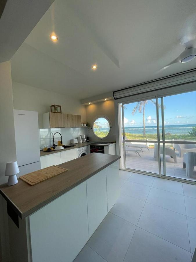 Appartement La Perle, T2 Les Pieds Dans L'Eau A 50M De La Mer Saint-Francois  Εξωτερικό φωτογραφία